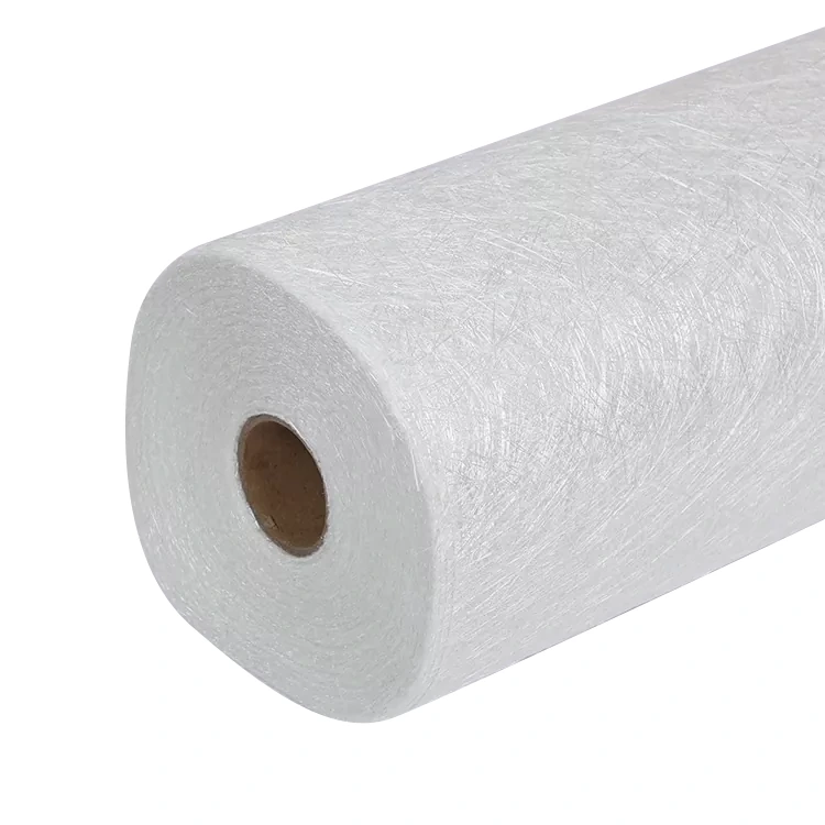 Púdar-Cheangail Fiberglass Mionghearrtha Snáithe Mat